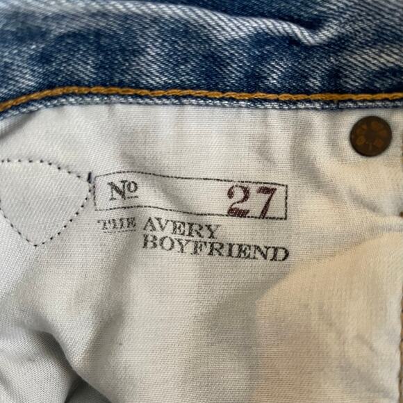 Women's Polo Ralph Lauren Patchwork Jeans - Avery Boyfriend - PRL '67 - Size 27 - Picture 6 of 6